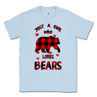 Dusty Blue Just A Girl Who Loves Bears Classic Tee - Bettercallsaul
