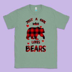 Just A Girl Who Loves Bears Classic Tee Designed By Bettercallsaul