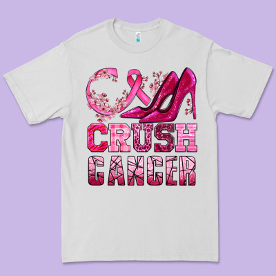 Crush Cancer High Heels Bbs Premium Tee Designed By Bundleandbundleshop