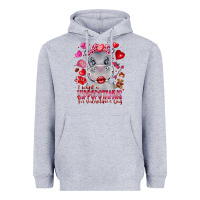 Heather Grey i want hippopotamus for valentines day Heavyweight Hoodie - CowhideDigitalArt