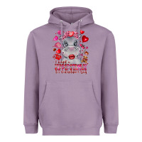 Lavender i want hippopotamus for valentines day Heavyweight Hoodie - CowhideDigitalArt