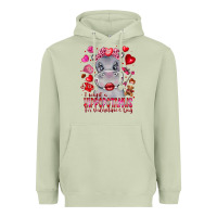 Matcha i want hippopotamus for valentines day Heavyweight Hoodie - CowhideDigitalArt