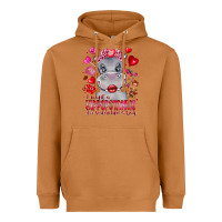 Meerkat i want hippopotamus for valentines day Heavyweight Hoodie - CowhideDigitalArt