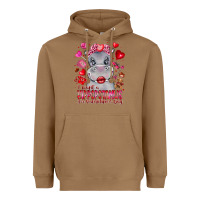 Toasted Coconut i want hippopotamus for valentines day Heavyweight Hoodie - CowhideDigitalArt