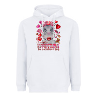 White i want hippopotamus for valentines day Heavyweight Hoodie - CowhideDigitalArt