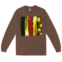 Chestnut Softball brushstroke Long Sleeve Tee - HowdyJamesFarm