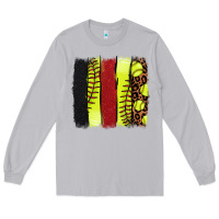 Moon Dust Softball brushstroke Long Sleeve Tee - HowdyJamesFarm