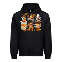 Black Coffee gnome Urban Hoodie - BarkalooDesign