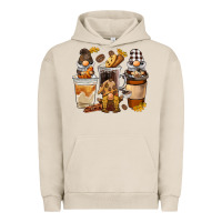 Pigment French Oak Coffee gnome Urban Hoodie - BarkalooDesign