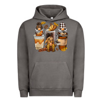 Pigment Tornado Coffee gnome Urban Hoodie - BarkalooDesign