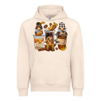 Sandshell Coffee gnome Urban Hoodie - BarkalooDesign