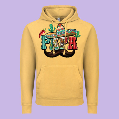 Mexican Papa Vintage Hoodie Designed By Texasbilliewilder