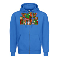 True Royal Christmas xmas vibes Zipper Hoodie - FaDigitalArtStudio
