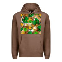 Chestnut St. Patricks day hat digital paper Premium Hoodie - BundleAndBundleShop