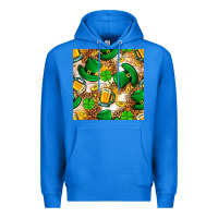 True Royal St. Patricks day hat digital paper Premium Hoodie - BundleAndBundleShop