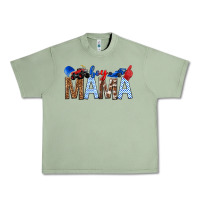 Oil Green Boy Mama Urban Heavy Tee - texasbilliewilder