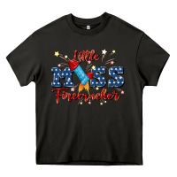 Asphalt little miss firecracker Heavy Core Tee - JahusDesignShop