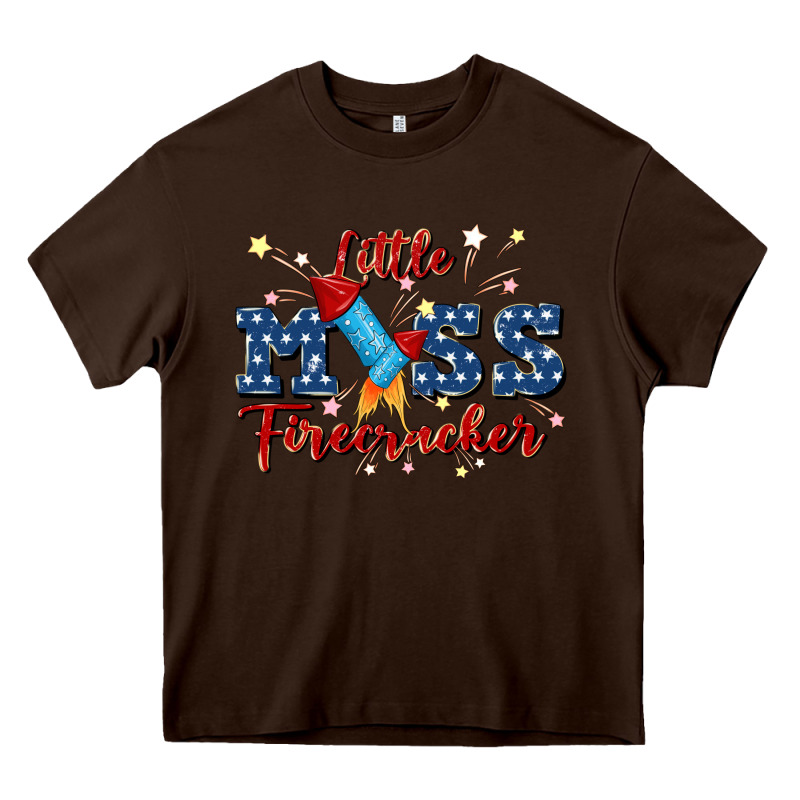Little Miss Firecracker Heavy Core Tee by JahusDesignShop | Teevron
