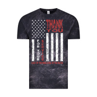 Cloud Black thank you for your service   veterans day t Vintage Tee - maiPhamDesign