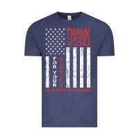 Vintage Denim thank you for your service   veterans day t Vintage Tee - maiPhamDesign