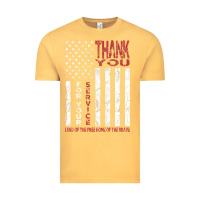Vintage Mustard thank you for your service   veterans day t Vintage Tee - maiPhamDesign