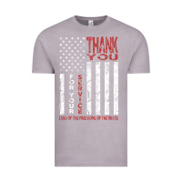Vintage Zinc thank you for your service   veterans day t Vintage Tee - maiPhamDesign