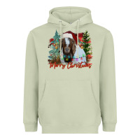 Matcha merry Christmas goat Heavyweight Hoodie - CowhideDigitalArt