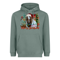 Merry Christmas Goat Heavyweight Hoodie | Teevron