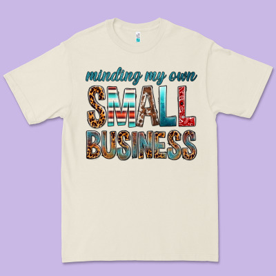 Minding My Own Small Business Bbs Premium Tee Designed By Bundleandbundleshop