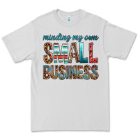 Dove Grey minding my own small business bbs Premium Tee - BundleAndBundleShop