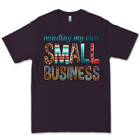 Plum minding my own small business bbs Premium Tee - BundleAndBundleShop