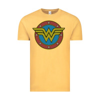 Vintage Mustard Wonder Woman Vintage Emblem Vintage Tee - maiPhamDesign