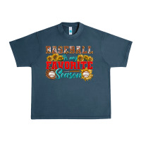 Midnight Navy Baseball is my favorite season Urban Heavy Tee - NancyCooperArtShop