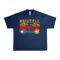 Navy Baseball is my favorite season Urban Heavy Tee - NancyCooperArtShop