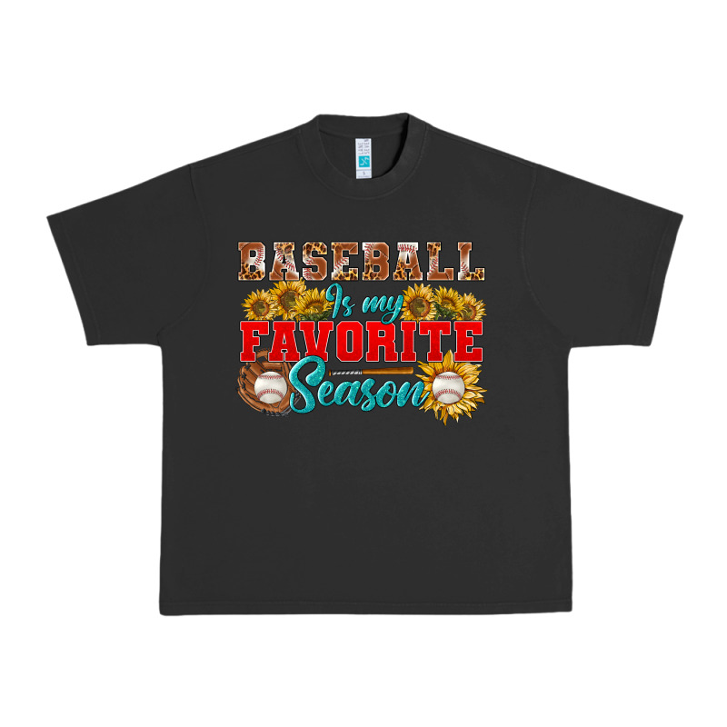 Baseball Is My Favorite Season Urban Heavy Tee by NancyCooperArtShop | Teevron
