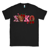 Black xoxo highland cow Classic Tee - RanaPortraitStore