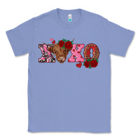 Colony Blue xoxo highland cow Classic Tee - RanaPortraitStore