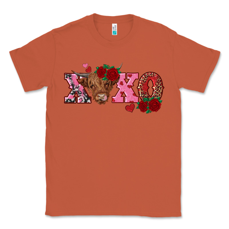 Xoxo Highland Cow Classic Tee by RanaPortraitStore | Teevron