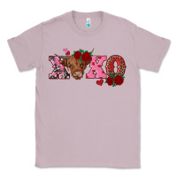 Lilac xoxo highland cow Classic Tee - RanaPortraitStore