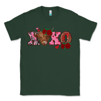 Sports Green xoxo highland cow Classic Tee - RanaPortraitStore