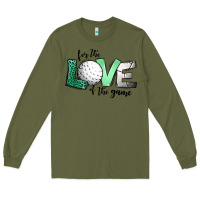 Army Green for the love of the game golf Long Sleeve Tee - Jasminsmagicworld