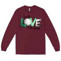 Burgundy for the love of the game golf Long Sleeve Tee - Jasminsmagicworld