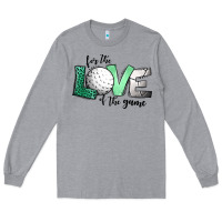 Heather Grey for the love of the game golf Long Sleeve Tee - Jasminsmagicworld