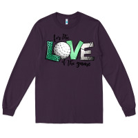 Plum for the love of the game golf Long Sleeve Tee - Jasminsmagicworld