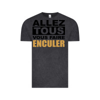 Vintage Black Allez Tous Vous Enculer Vintage Tee - Bettercallsaul