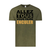 Vintage Olive Allez Tous Vous Enculer Vintage Tee - Bettercallsaul