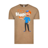 Vintage Coffee Kids Cartoon Blippis funny Vintage Tee - maiPhamDesign