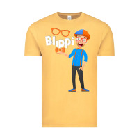 Vintage Mustard Kids Cartoon Blippis funny Vintage Tee - maiPhamDesign