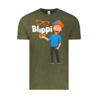 Vintage Olive Kids Cartoon Blippis funny Vintage Tee - maiPhamDesign