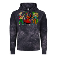 Cloud Black Mexican Skeletons Vintage Hoodie - texasbilliewilder